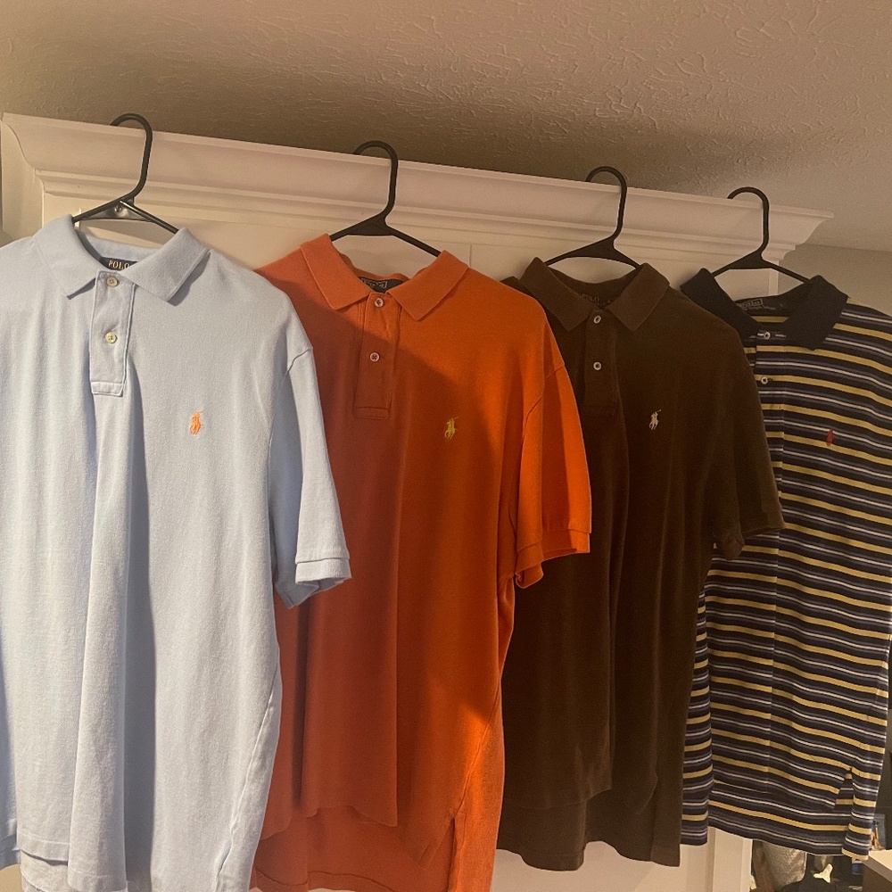 LOT of 4 Polo Ralph Lauren Polos